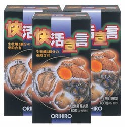 オリヒロ 快活宣言 １８０粒【３本セット】