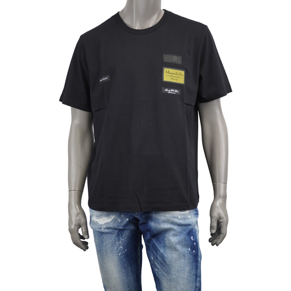 MM6 Maison Margiela エムエムシックス LABEL PATCH T-SHIRT/パッチ ロゴ Tシャツ/SH0GC0069 S24311 900