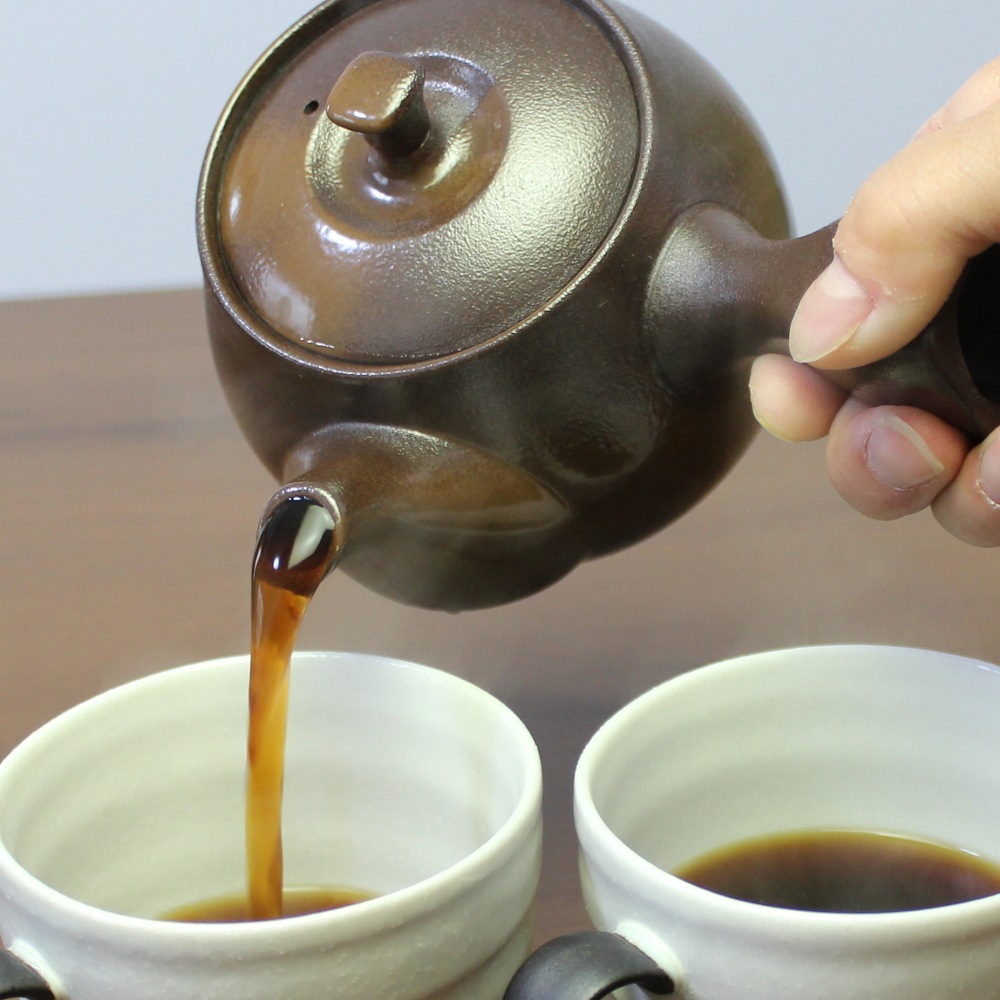 コーヒー急須 珈琲急須 萬古焼 480ml 洙山陶苑 千陶千賀陶器 四日市 日本製 【沖縄不可】