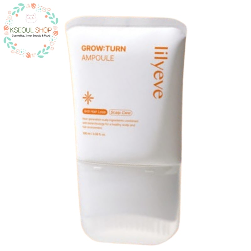 [ヘア美容液]グロウターン ブラッシュアンプル 100ml／ヘアケア・ヘア美容液・頭皮美容液・クーリング・鎮静・ひんやりケア・スカルプ・クール