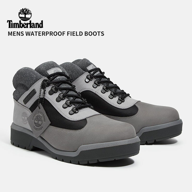 ティンバーランド メンズ 防水ブーツ Timberland メンズ ウォータープルーフ フィールド ブーツ レザー 防水 ブーツ A6DSW