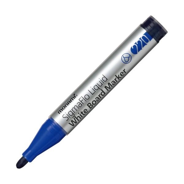 （まとめ） モナミ ホワイトボード用マーカーSigmaFlo Liquid 太字 青 18415 1本 50セット