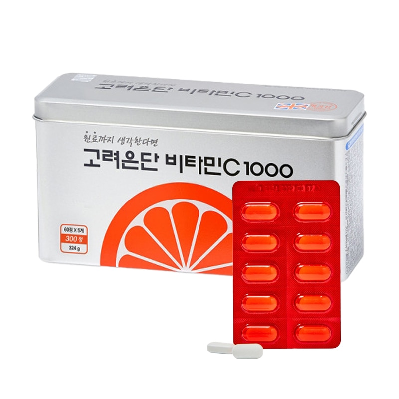 [KOREAEUNDAN] 高濃度 ビタミンc1000 ビタミン 1080mg X 600錠 免疫風邪サプリメント韓国食品