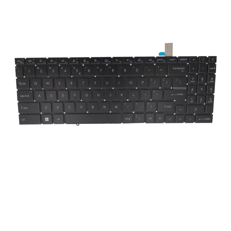 モノクロバックライト キーボード互換 MSI Pulse GL76-11U 11UCK 11UDK 11UEK 英语黒