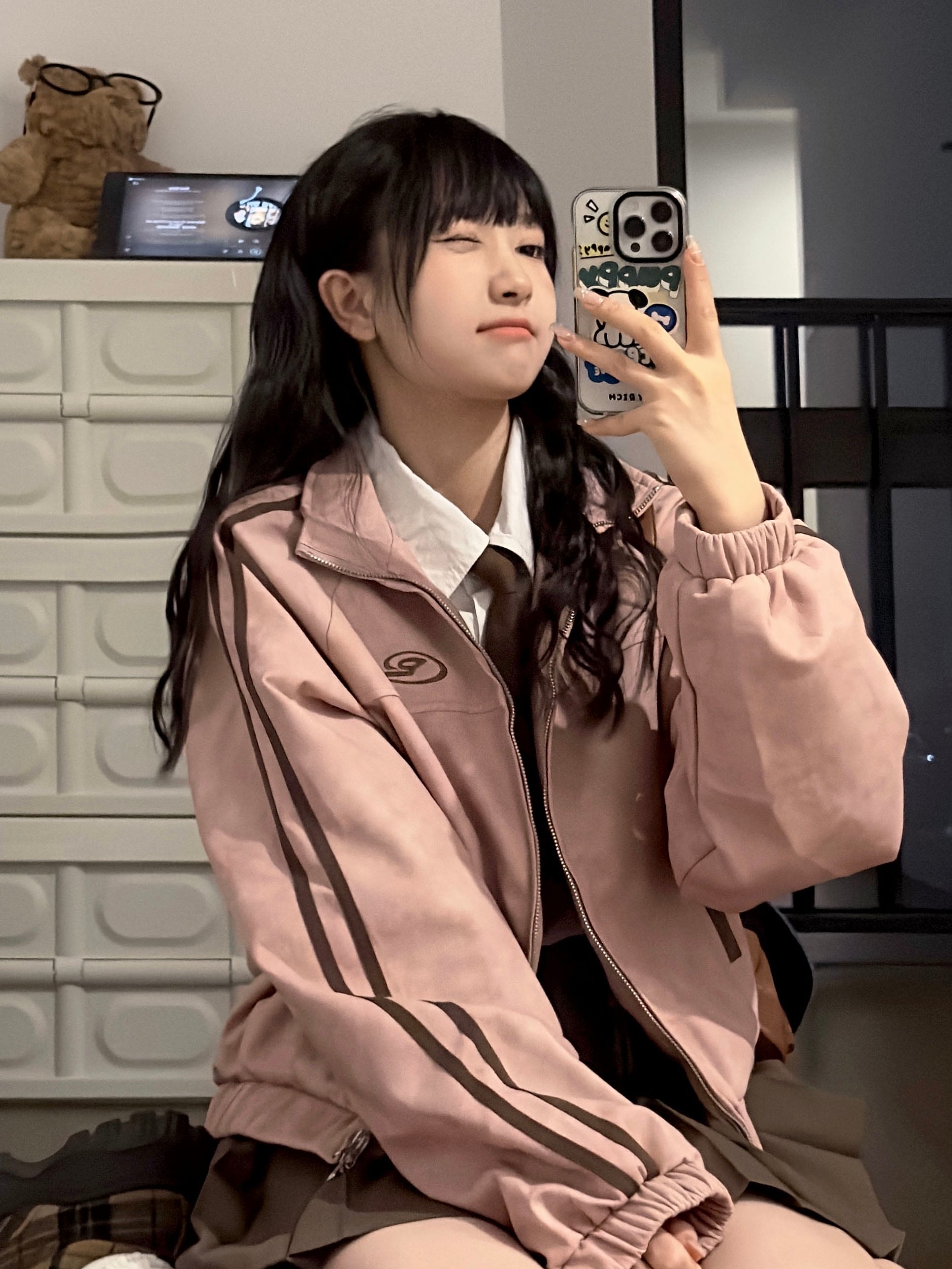 かわいい ストリート アウター 長袖 レディース トップス ショート 24 ショート スタンド パーカー ショートハイ セクシートップス カジュアルファッションフルブルゾンお出かけトラック