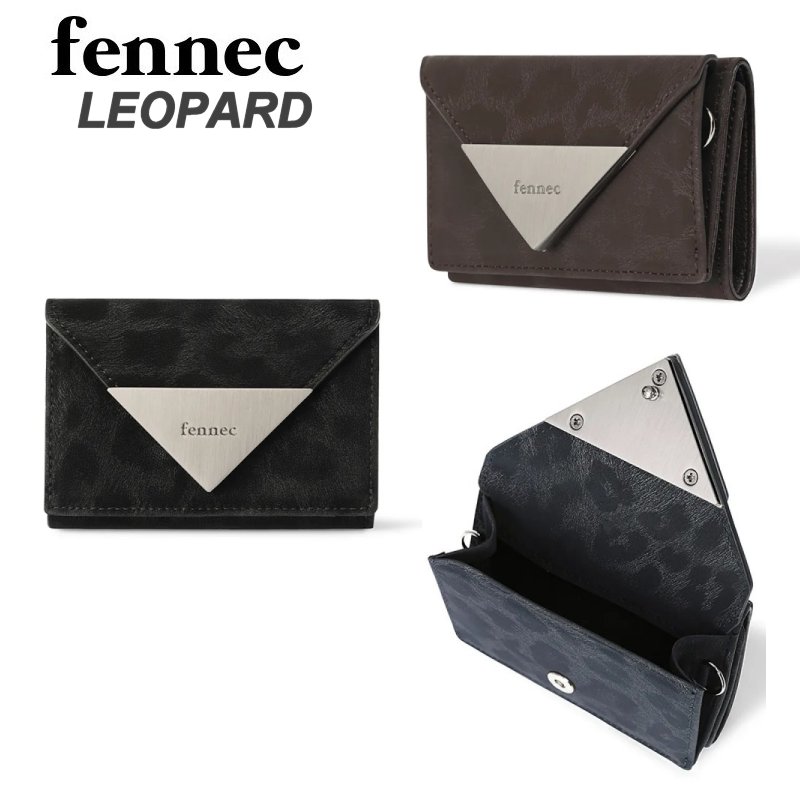 TRIANGLE TRIPLE WALLET leopard 3色 (公式正規品)