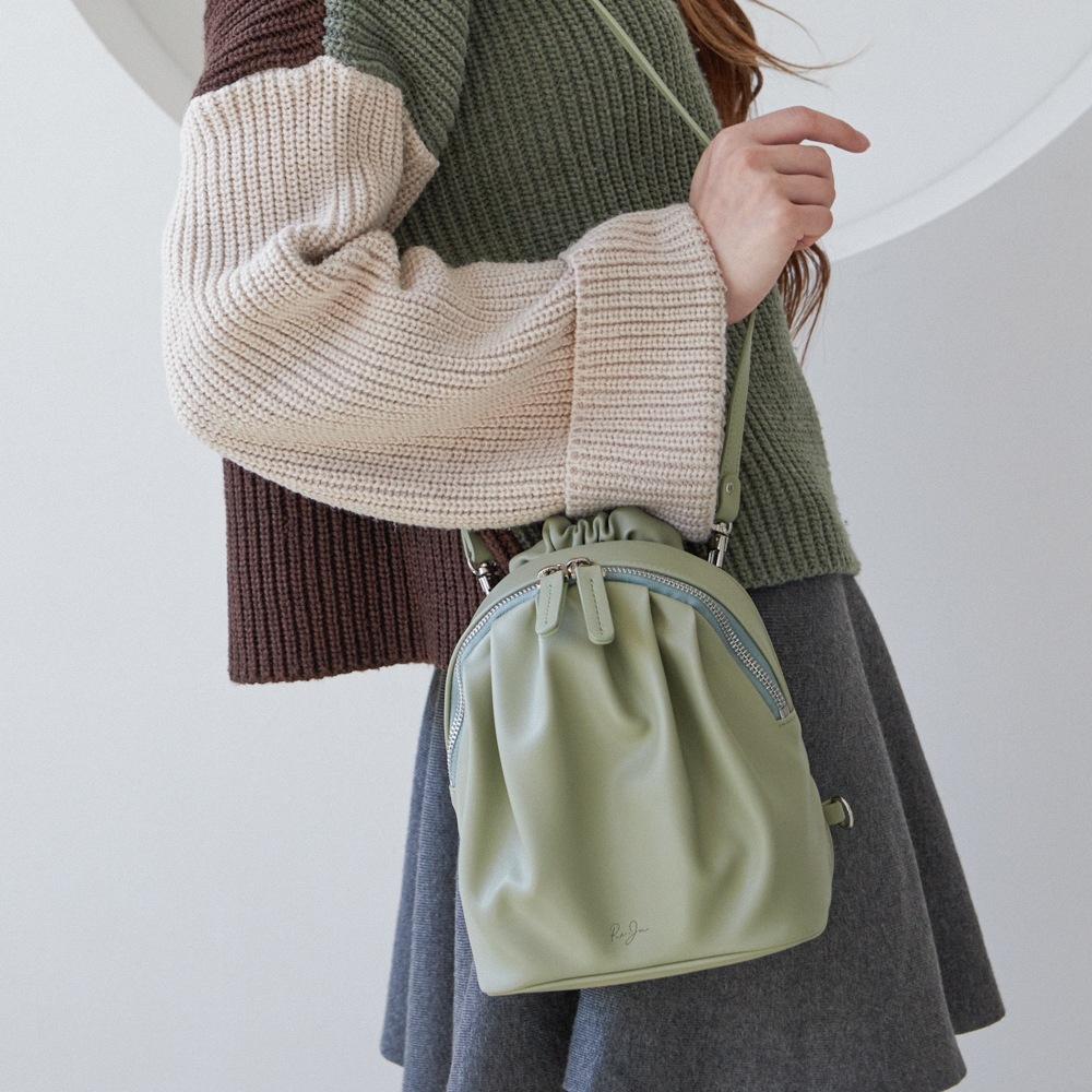 ラジュサイマルチウェイバッグ_ピスタチオグリーン