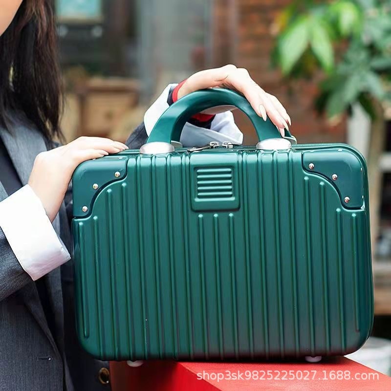 14インチの化粧品ケーススーツケース小型旅行用収納ボックストロリーケース小型サブボックスウォッシュボックス代理発送可能