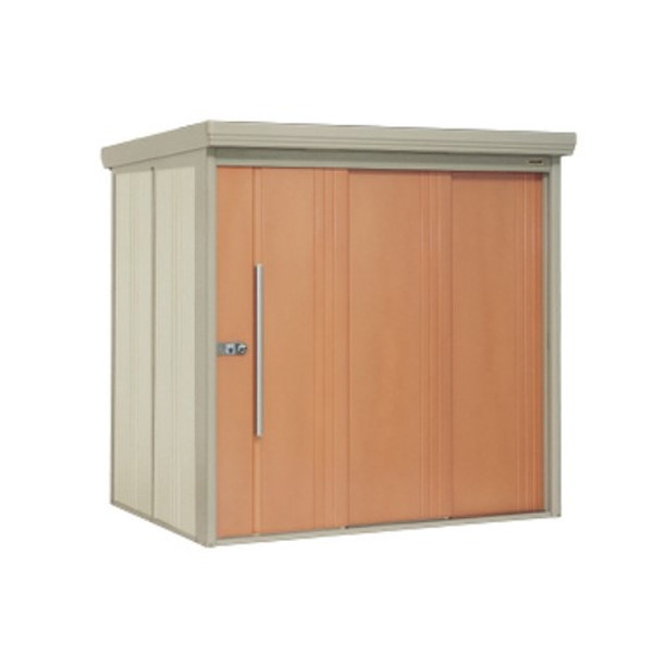 ND-1812 T トロピカルオレンジ ストックマン 中・大型物置 (一般型/標準型 背面棚) メーカー直送