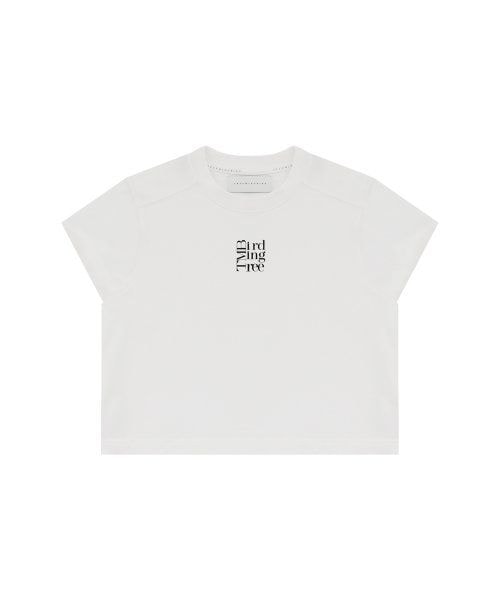 韓国アイドル愛用ブランド【ツリーミングバード】TMB Small Square Logo Crop T-shirts スモールスクエア ロゴ Tシャツ