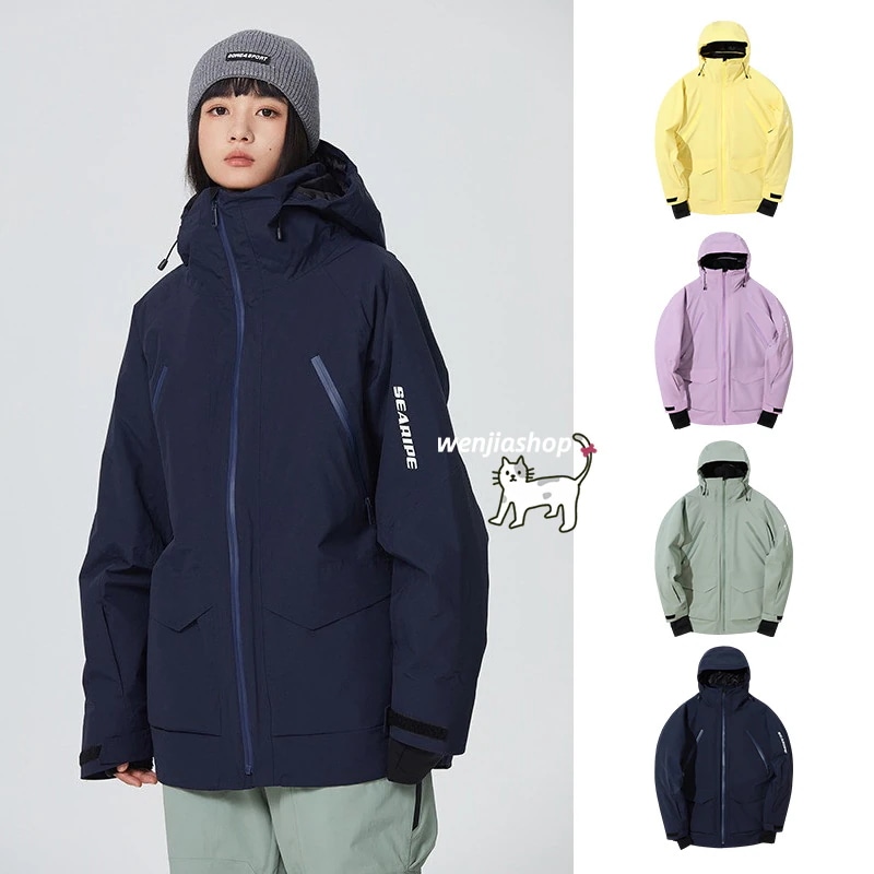 スノーボードウェア 4カラー ジャケット アウター メンズ レディース 男女兼用 2023 2024新作 トップス スノボウェア スノーウェア スキーウェア スノボーウェア 韓国風 防風 防水 防寒