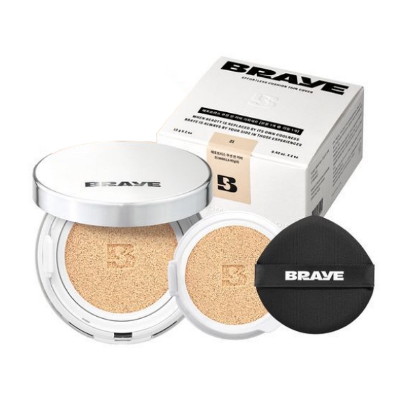 【並行輸入】 [一重密着セミマット] エフォートレスクッションシーンカバー企画 （本品+おかわり）