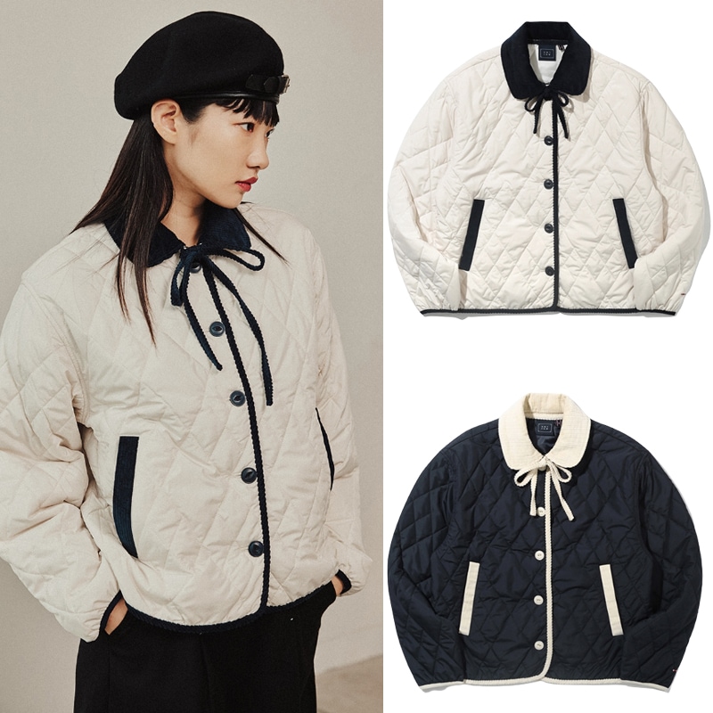 RMTC RIBBON TIE QUILTING JACKET 2色 人気商品 正規品 男女兼用