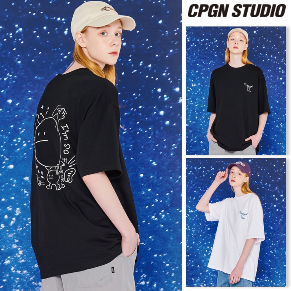 【CPGN STUDIO】 Run Smile Embroidery Short Sleeve