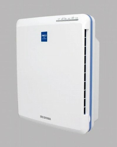 アイリスオーヤマ 空気清浄機 ホワイト/ブルー PMAC-100 コンパクト 14畳 ハウスダスト 花粉 タイマー付