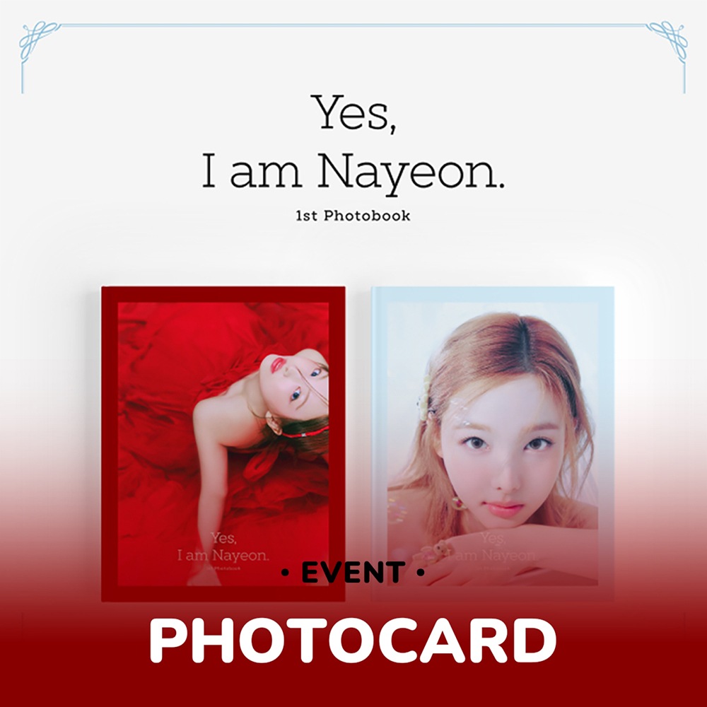 【予約商品】 NAYEON (TWICE) - Yes, I am Nayeon. / 1st PHOTOBOOK 2種中選択 / 2種セット withmuu特典 限定版 ナヨン 写真集