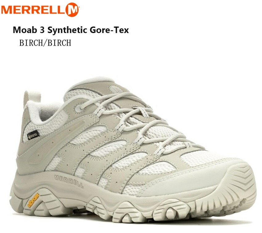 (メレル)MOAB 3 SYNTHETIC MERRELL GORE-TEX レディス トレッキングカジュアルシューズ J500418 J500422 J500426 防水仕様 ハイキングやマルチアウ