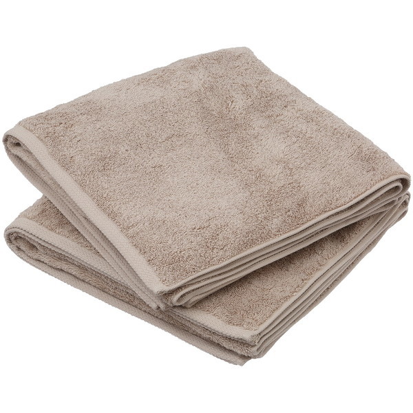 西川 バスタオル 2枚組 今治 60120cm ベージュ 221033780300