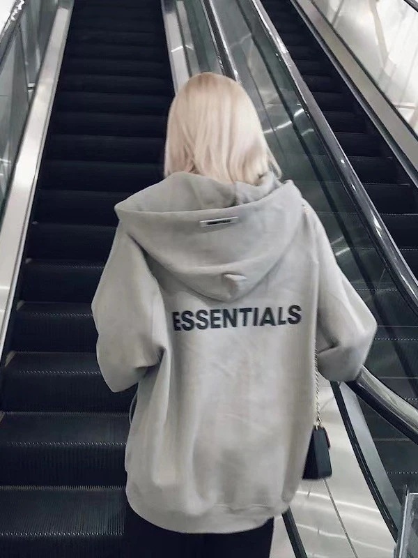 バックシリコン文字ベルベットフード付きジッパー付きカーディガンファッション秋冬男女ガードルコート