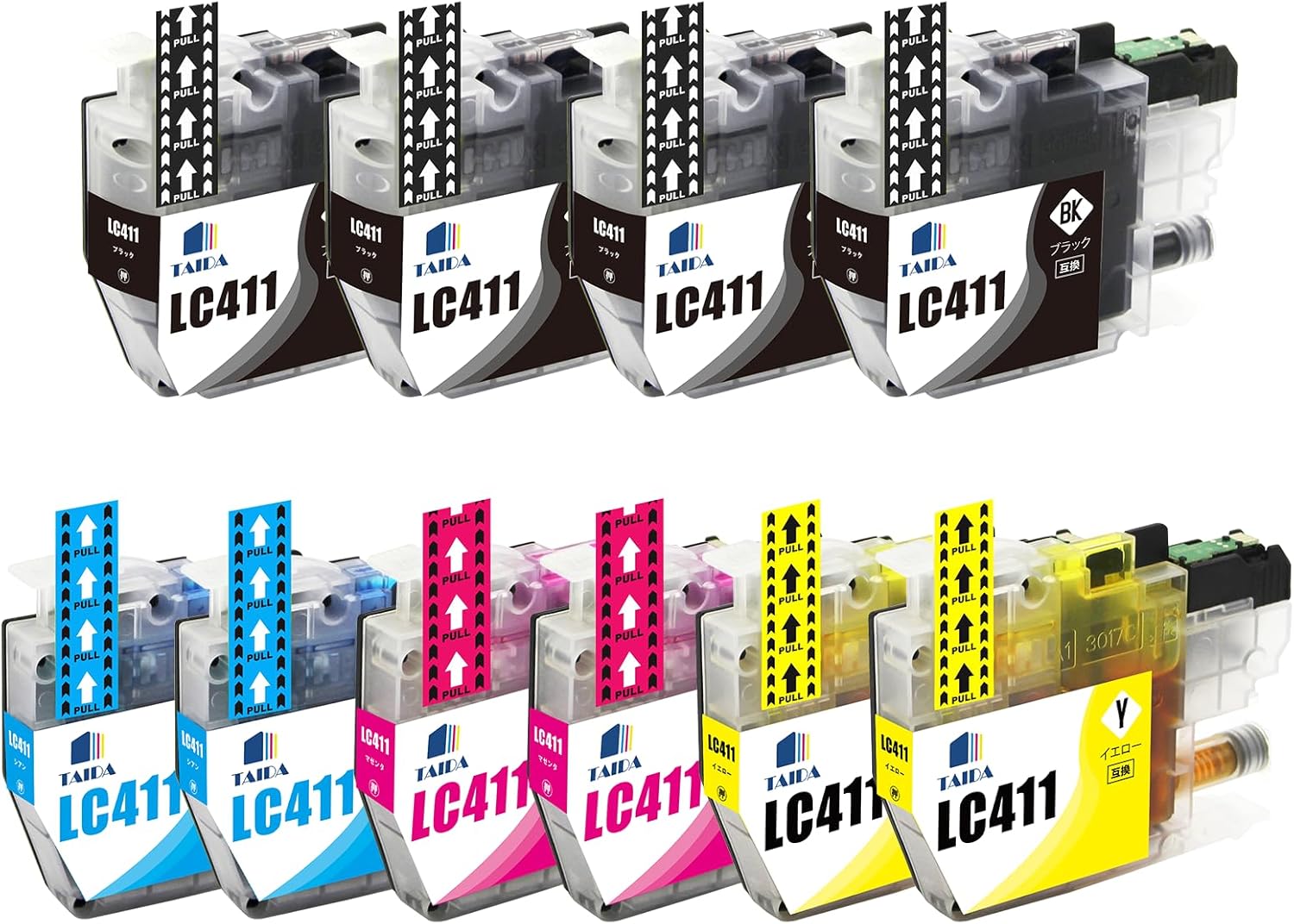 ブラザー用4色10本セット 大容量インク 対応機種例 DCP-J926N MFC-J904N MFC-J739DN MFC-J939DN DCP-J928N DCP-J528N MFC-J905N