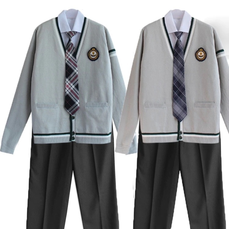 韓国 男子高校生　コスプレ　衣装　フォーマルスーツ　セット 上下セット ブレザー　制服入学式 スーツ 卒業