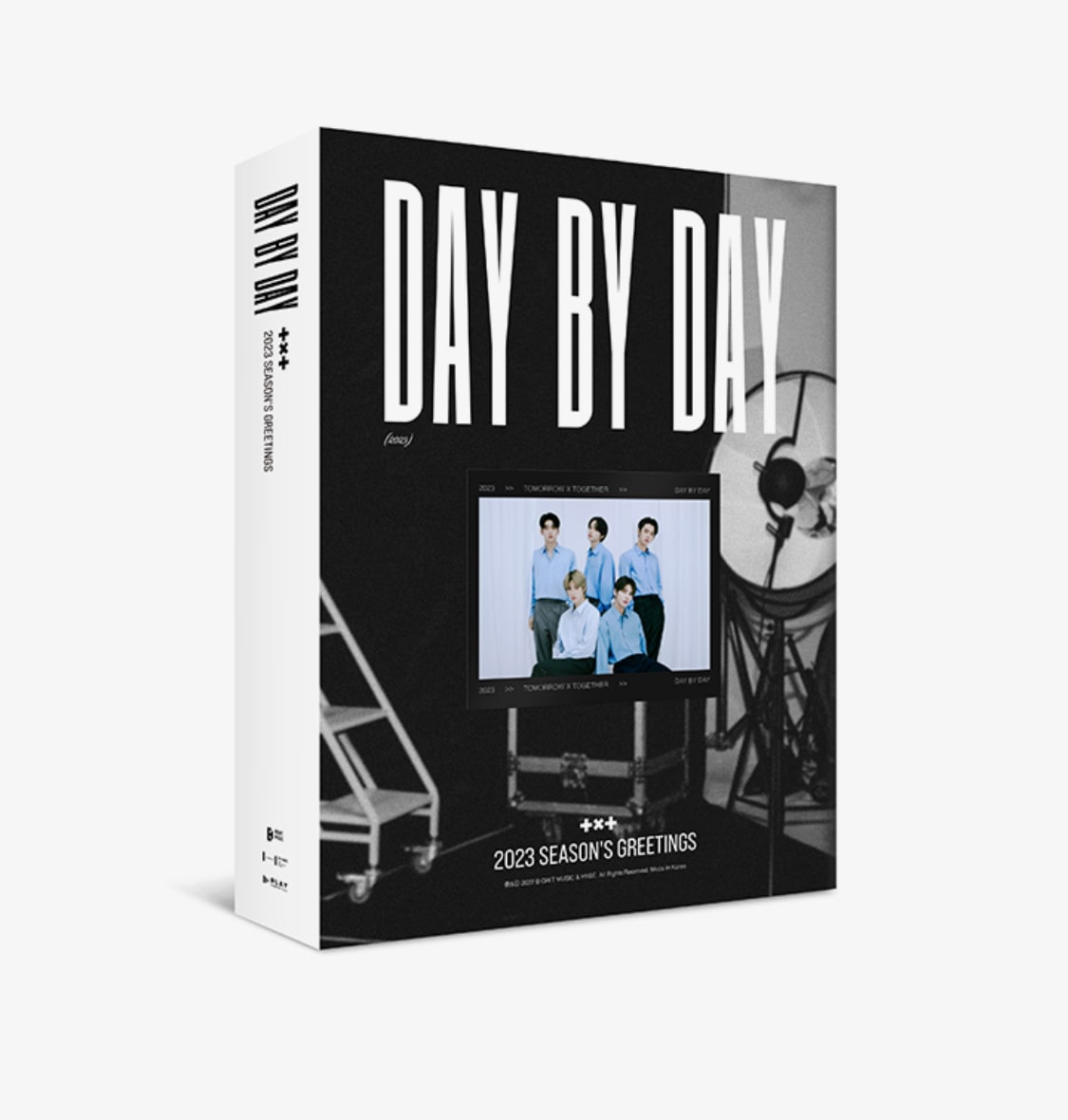 TXT 2023 SEASONS GREETINGS シーグリ DAY BY DAY シーズングリーティング グローバル 特典 ポストカード 2枚+スタンド セット