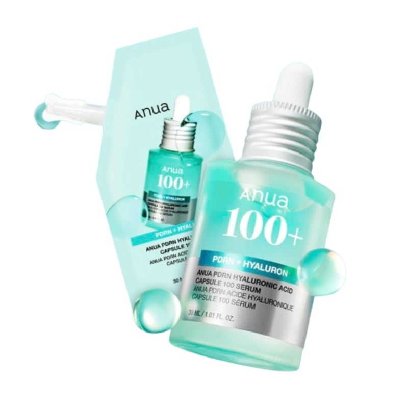 【1＋1/セット】 PDRNヒアルロン酸カプセル 100セラム 30ml＋30ml(レフィル)【＋PDRNヒアルロン酸カプセル 100セラムマスク】択一　水光注射 弾力 保湿 ツヤ