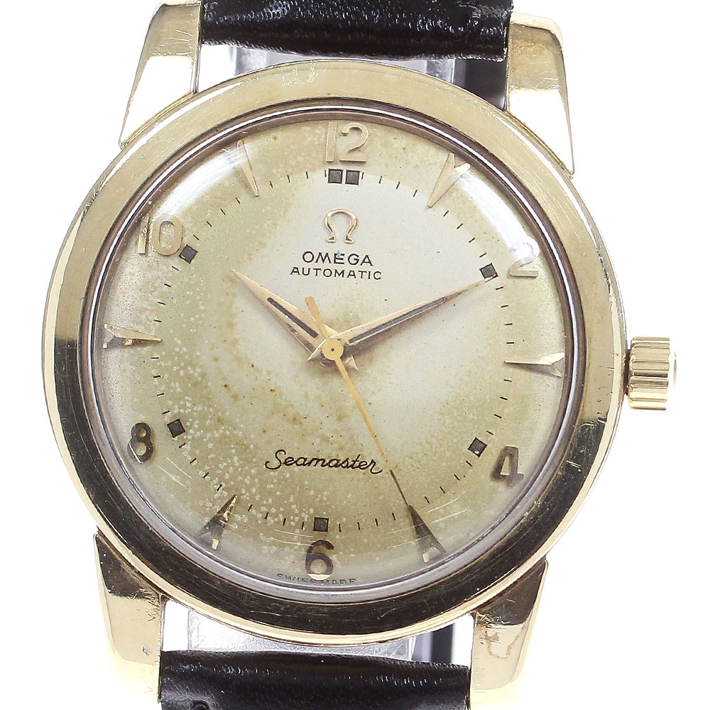 オメガ OMEGA C2577-3SC シーマスター cal.354 ハーフローター ヴィンテージ 自動巻き メンズ _804482【中古】 44,160円