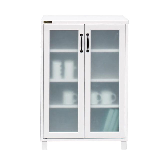 お部屋が広く見える キッチンキャビネット 食器棚 キッチン収納（936）