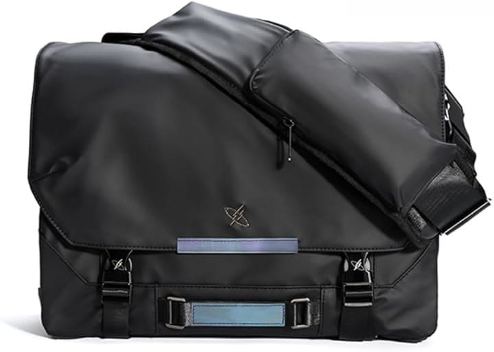 GYXX/光影行星 斜めがけ カメラバッグ収納 インナーバッグ 保護カバー付き 単反ミラーレスレンズ ノートPC収納 男性用 (くろ12.9インチ, 大型)