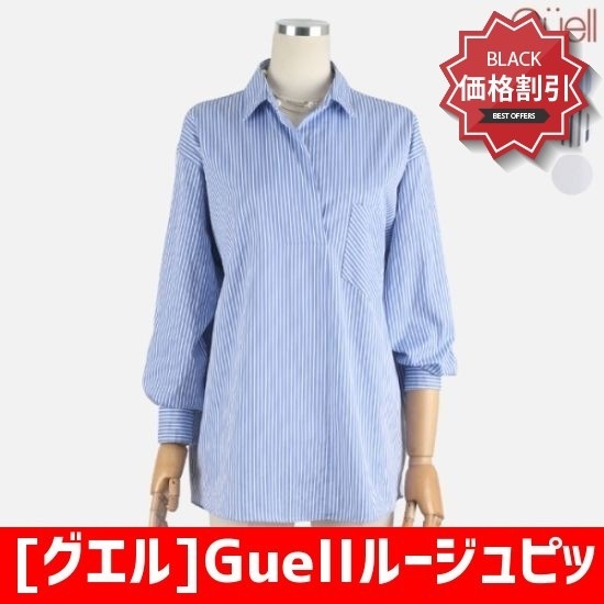 [グエル]Guellルージュピッバンオープンシャツ(G82-WBL007)春の新商品 /プリントシャツ/ブラウス/ 韓国ファッション 6,068円