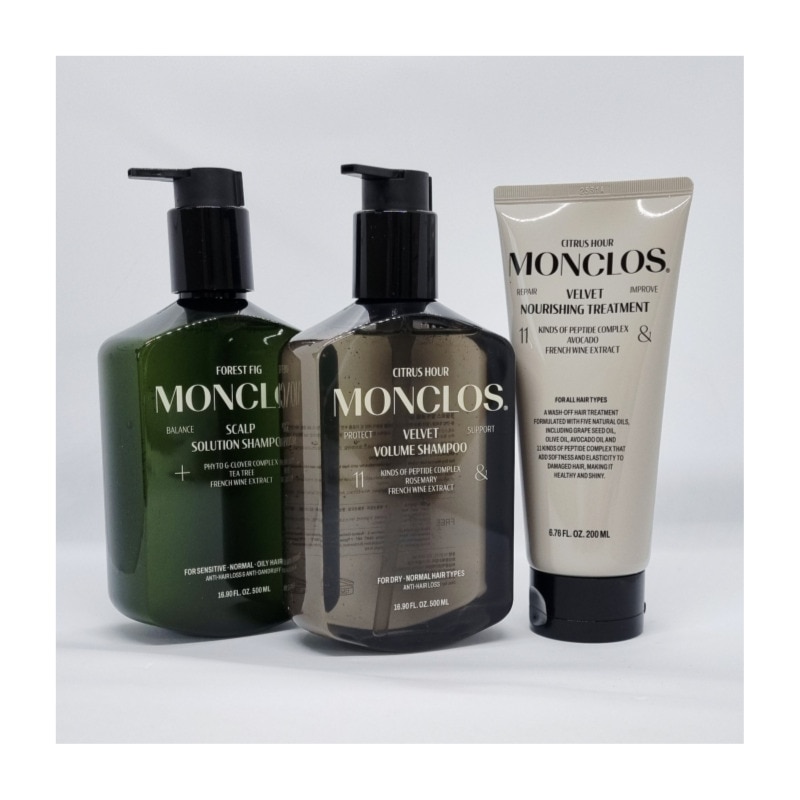 [セット商品]スカルプソリューション シャンプー 500ml/ベルベット ボリューム シャンプー500ml/ベルベット ナリシング トリートメント 200ml