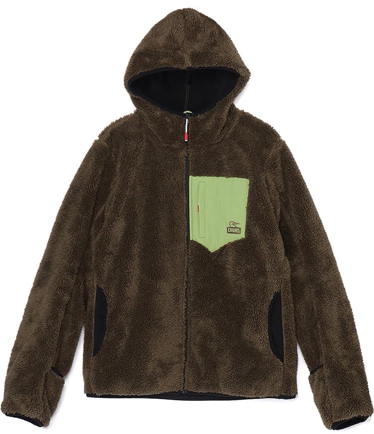 [チャムス] フリースジャケット Bonding Fleece Zip Parka メンズ Olive L