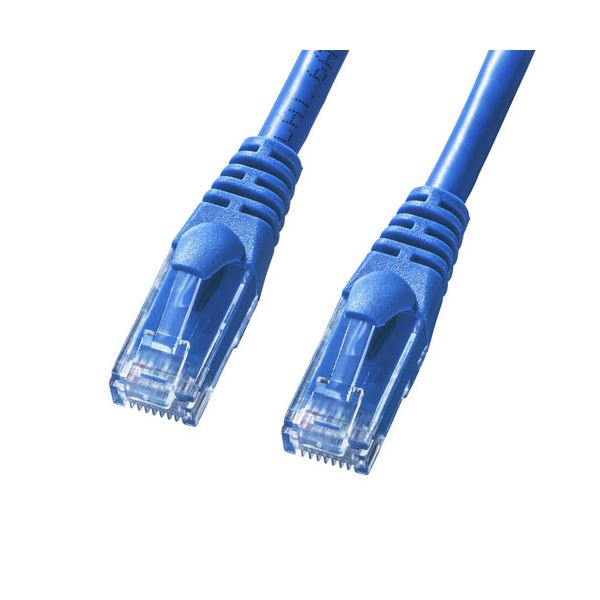 (5個セット) サンワサプライ カテゴリ6Aより線LANケーブル 2m ブルーKB-T6AY-02BLX5