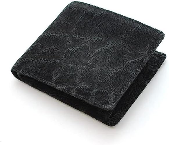 【新規OPEN】【期間限定セール】【激安】【新品未使用】本エレファント革　象革　日本製　無双タイプ　ショートウォレット　EF-02　ブラック 35,800円