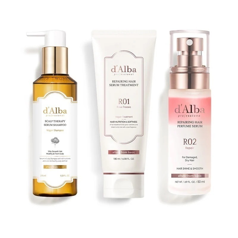 【ビーガン ヘアケア 3点 セット】 シャンプー+トリートメント+パフュームセラム ヘアケアセット 韓国 人気 頭皮ケア ダメージ 抜け毛対策 抜け毛ケア 抜け毛防止 ヘアミスト 香水