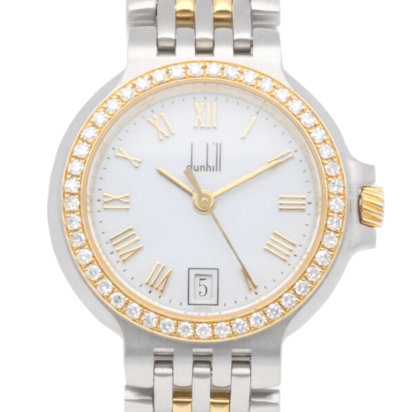 ダンヒル エリート 腕時計 ステンレススチール クオーツ 1年保証 Dunhill 中古