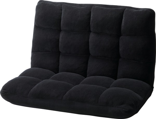 座椅子 FKC-005BK FKC-005BR FKC-005GY リクライニング モコモコ コンパクト かわいい おしゃれ 一人暮らし 二人掛け