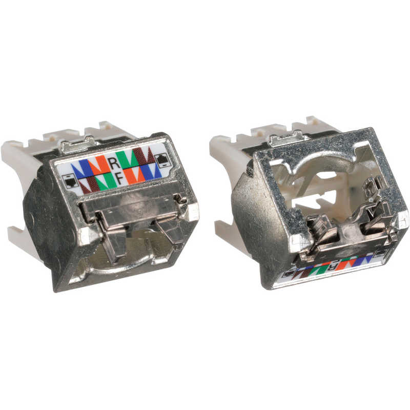 パンドウイット　パンドウイットカテゴリ6上下45度シールドアングルシールド付きモジュラージャック用キャップオフホワイト 　CJSUDCAPIWX