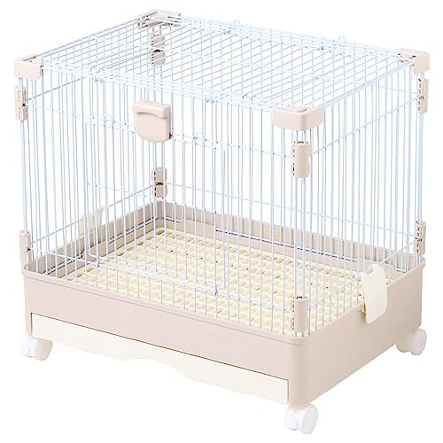 みくちゃん　ウサギ ケージ ペットケージ ハムスターケージ 小動物ケージ Amazon.co.jp: BTM 小動物ケージ ウサギケージ キャスター付き