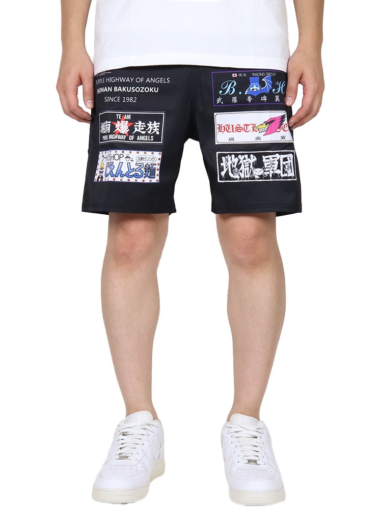 リバーサル ファイトショーツ reversal ショートパンツ ハーフ メンズ ブランド 大きいサイズ 湘南爆走族 コラボ rvddw おしゃれ