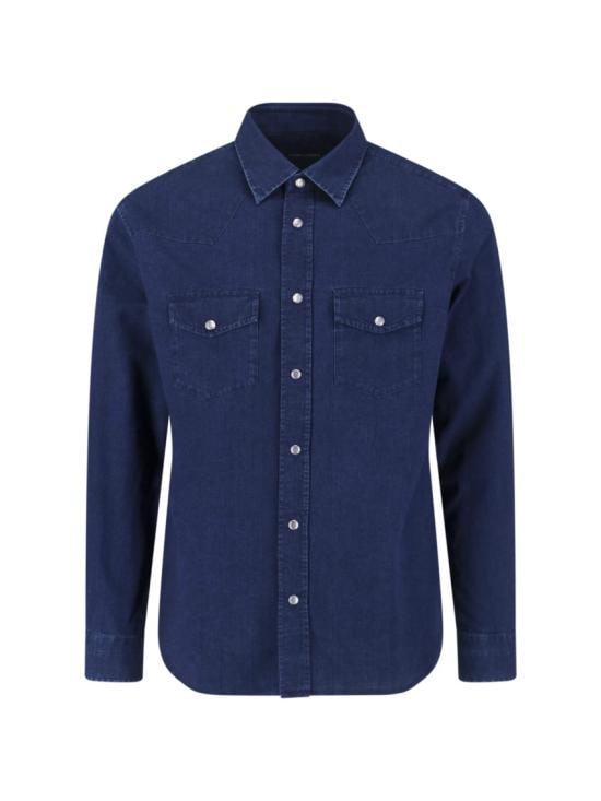 TOMFORD Men Shirts HDS001 FMC289UCC Blue