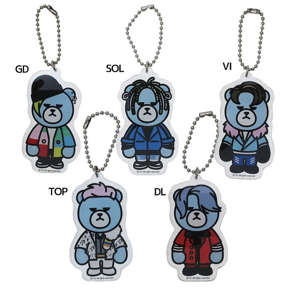 Qoo10] クランク KRUNK BIGBANG キーリング