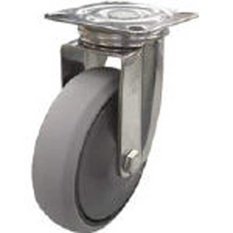 ユーエイキャスター　ステンレスキャスター自在車 150径ナイロンホイルウレタン車輪　SUSGUJ150