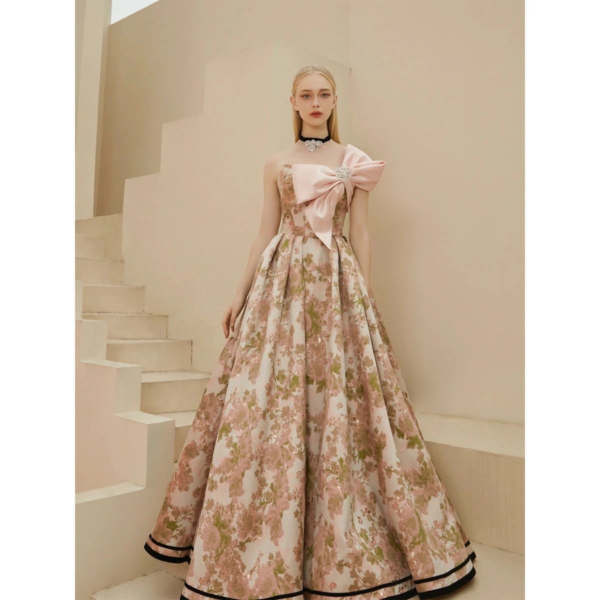 ドレス2025プリンセスエンゲージメントドレスバンケットホストパフォーマンス服ワンピースドレスドレス