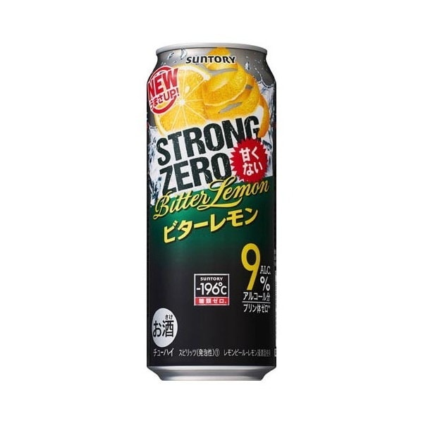 196℃ストロングビターレモン 缶 500ml x24 メーカー直送