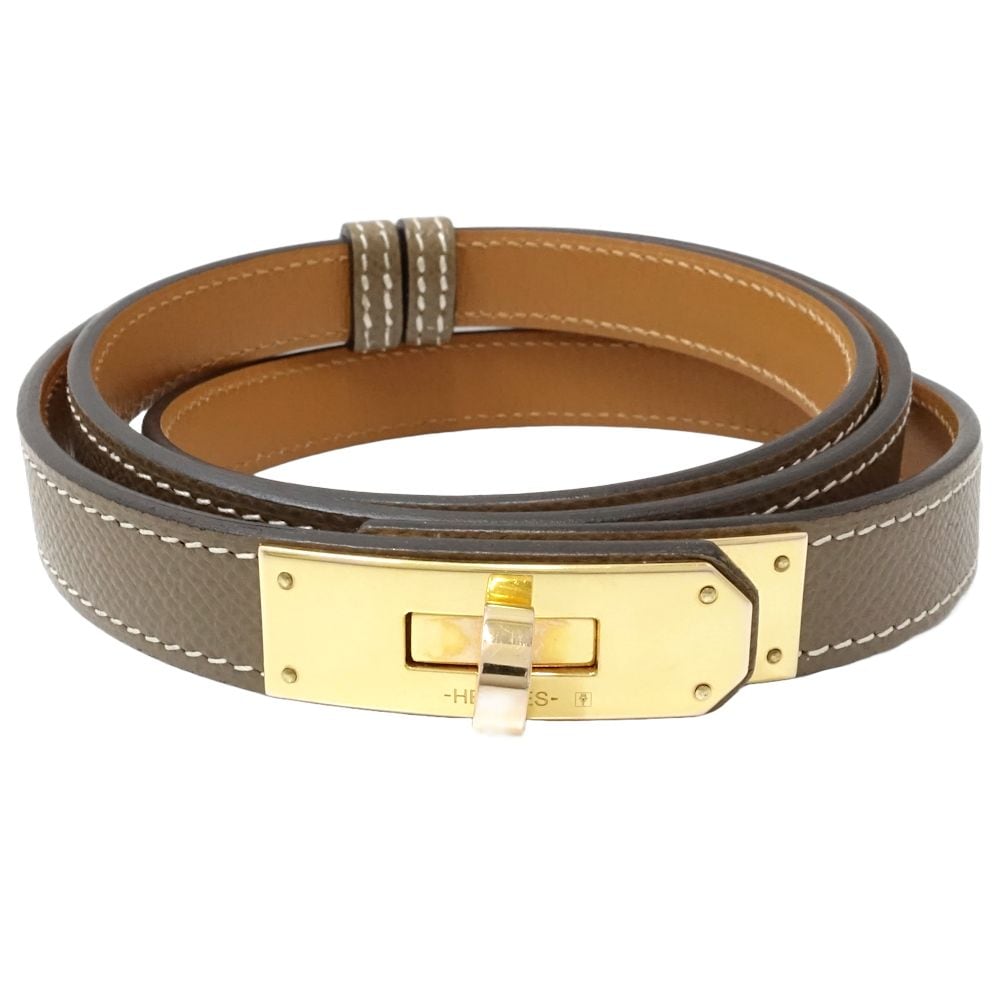 ケリーベルト ベルト B刻印 ヴォーエプソン エトゥープ/181073【中古】