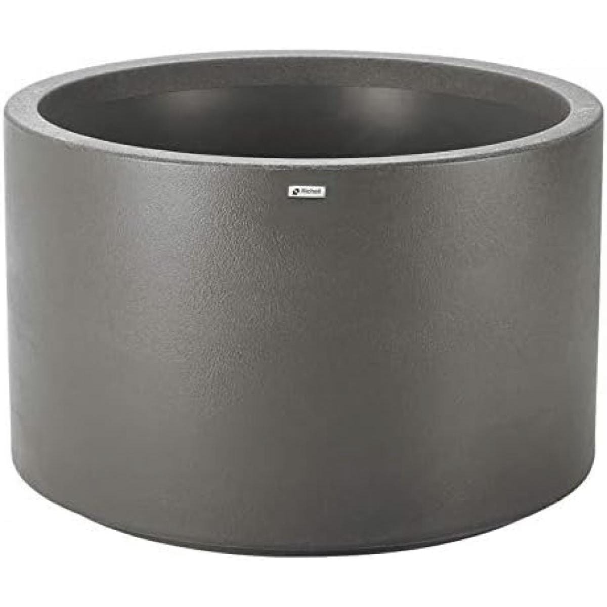 【I】【法人限定】リッチェル タウンプランターWS 丸90型 プレーン ダークグレー 底面給水機能付き 大型プランター 【北海道・沖縄・離島 配送不可】【代引不可/沖縄・離