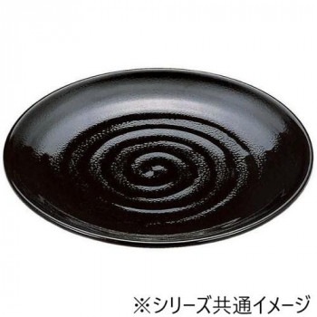 福井クラフト　尺0神龍皿盛鉢 黒パール 55004171