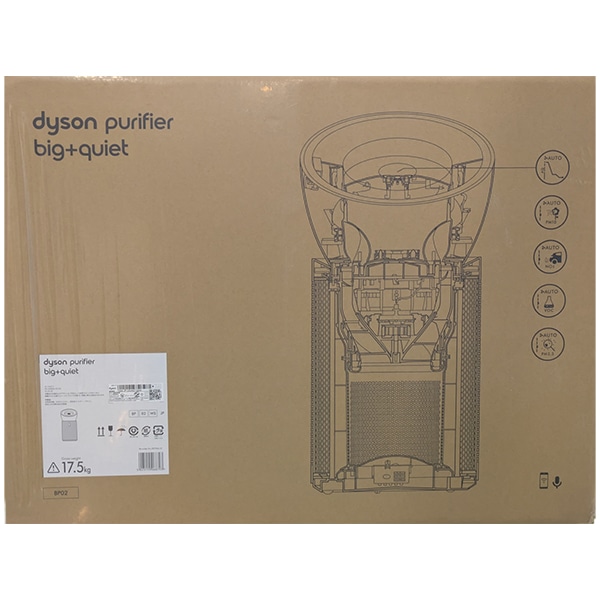 BP02 WS ホワイト/シルバー Dyson Purifier Big+Quiet 空気清浄機 (～27畳まで)